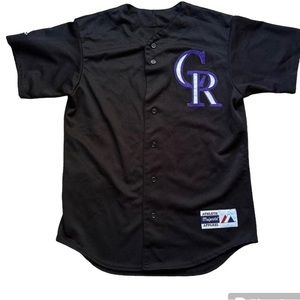 Vintage 90s Baseball Jersey Colorado Rockies large